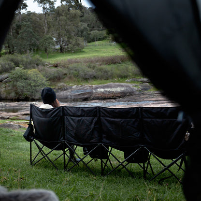 Black Onyx 4 Seater Outdoor Chair